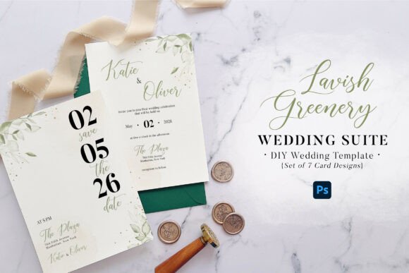 Download Lavish Greenery Wedding Suite - Lavish Collection