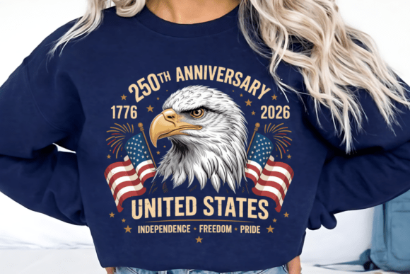Download 250th Anniversary USA Eagle PNG - Premium Bundle