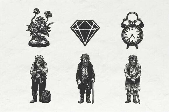 Download Lavish Power Vintage Illustration Vector - Lavish Collection