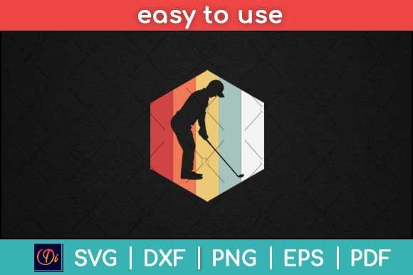 Download Golf Retro Distressed Style File - Distressed style Collection